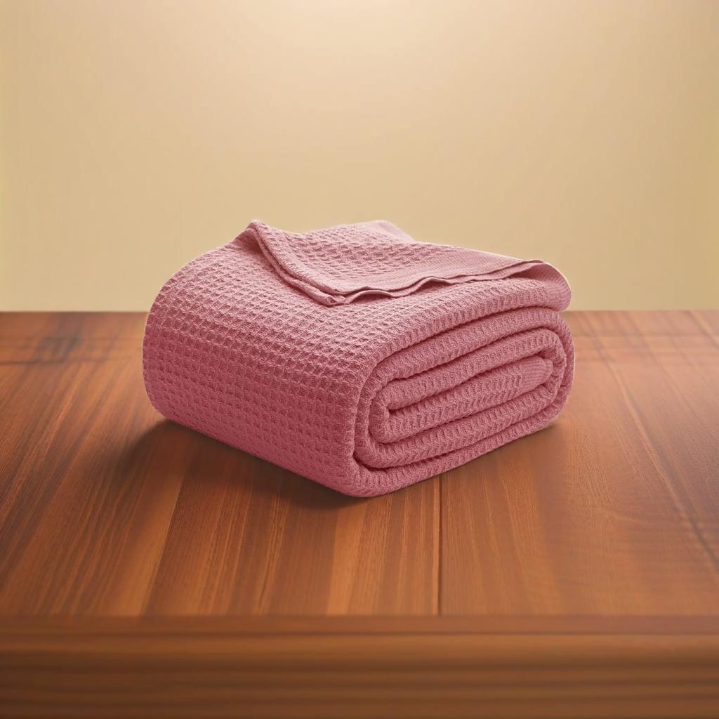 Cotton Waffle Thermal Blanket