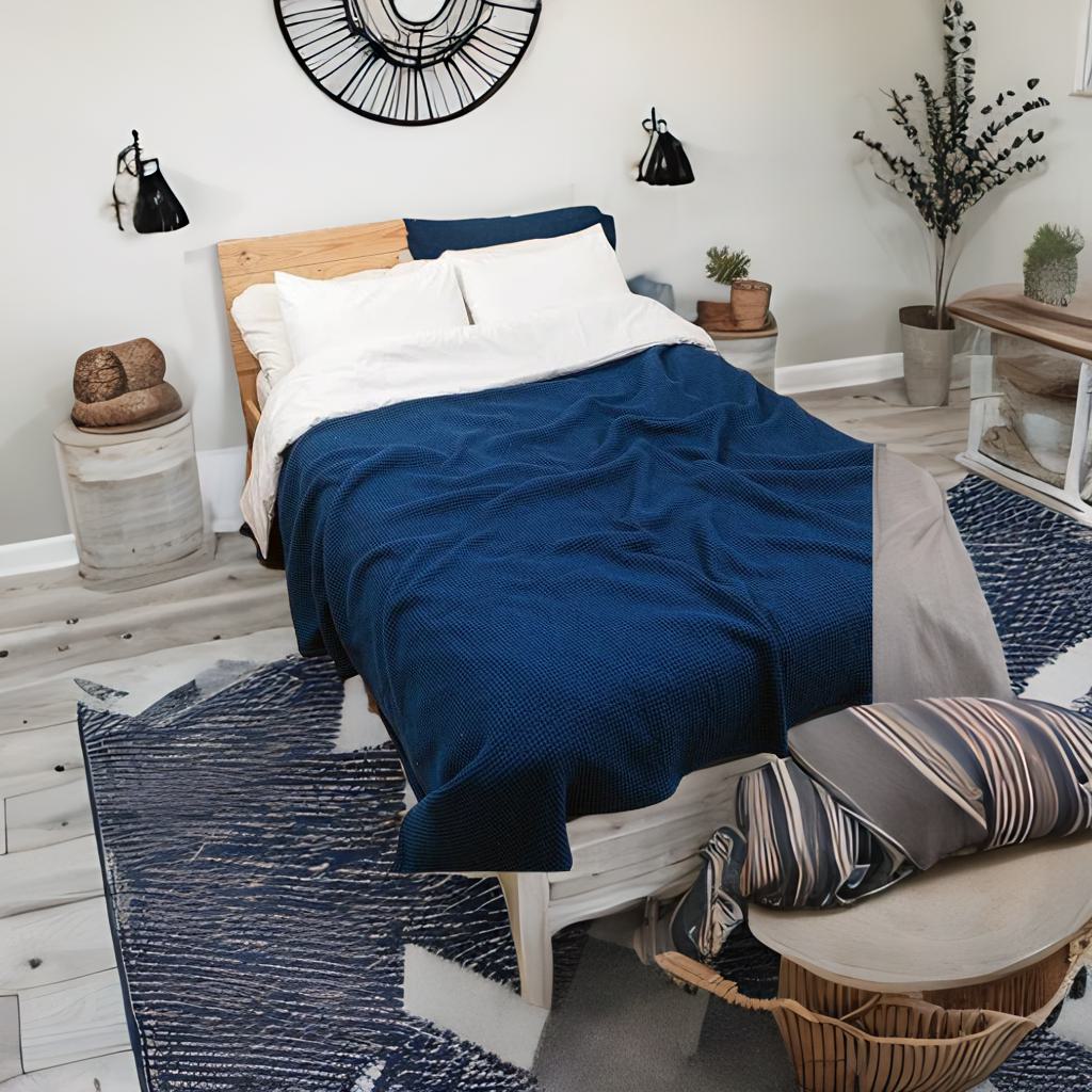 Cotton Waffle Thermal Blanket