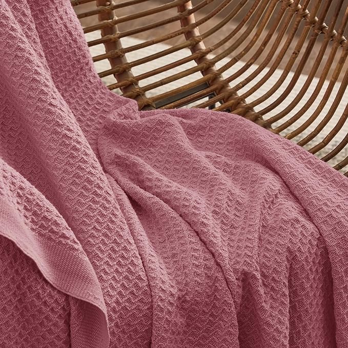 Cotton Waffle Thermal Blanket