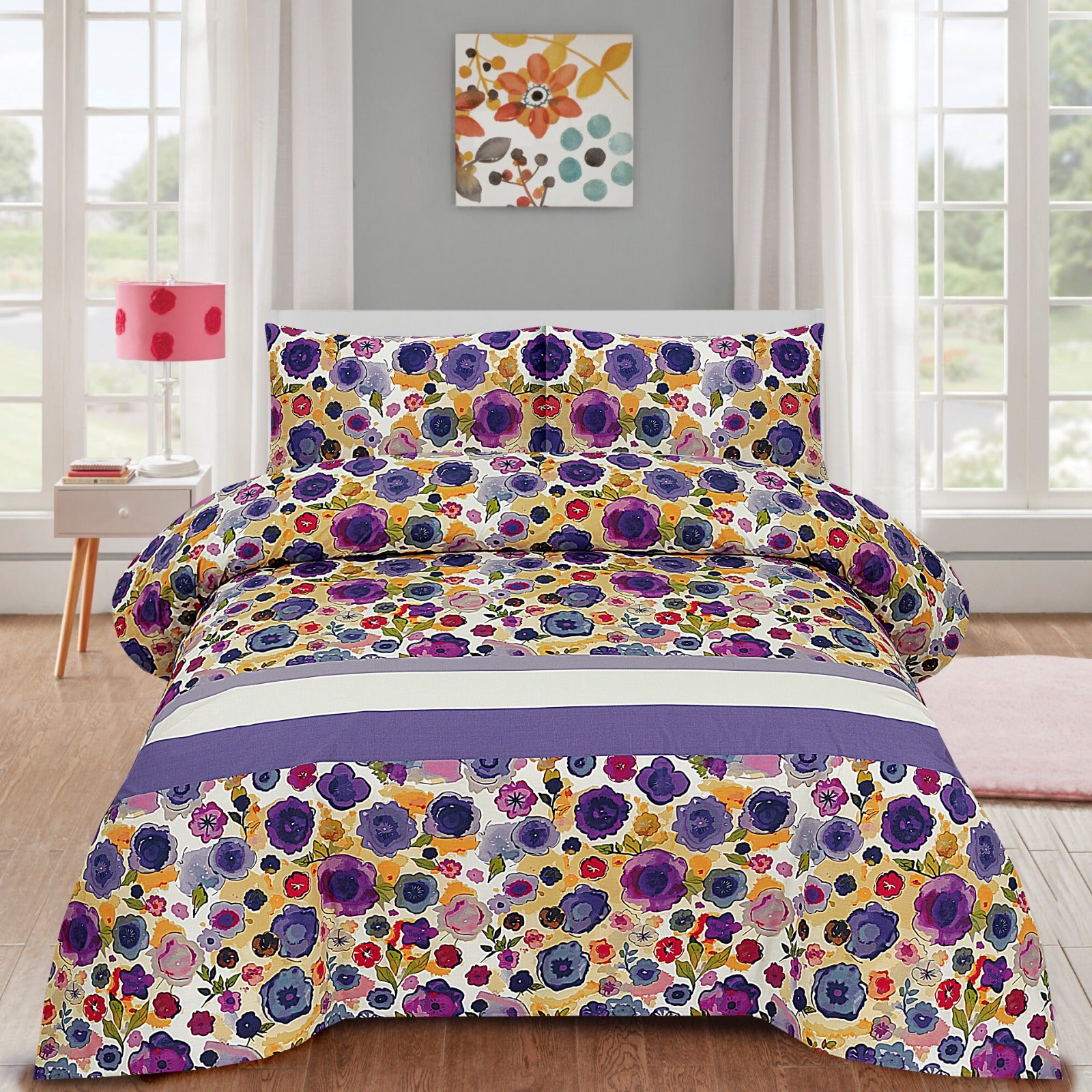 COTTON PRINTED BED SHEET SET